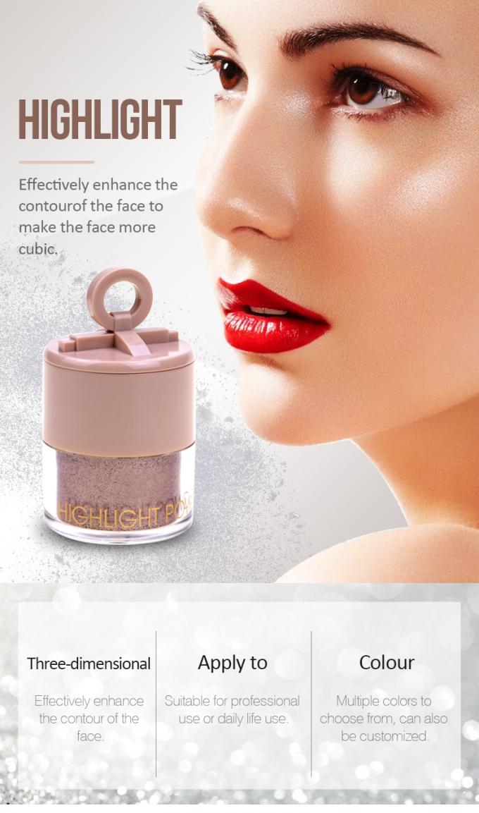 Poudre pigmentée superbe de vente chaude de maquillage de barre de mise en valeur de Diamond Shimmer Glitter Makeup Loose